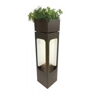 Tranquil Rain Metal Pillar Water Feature Water Fountain MCLST311
